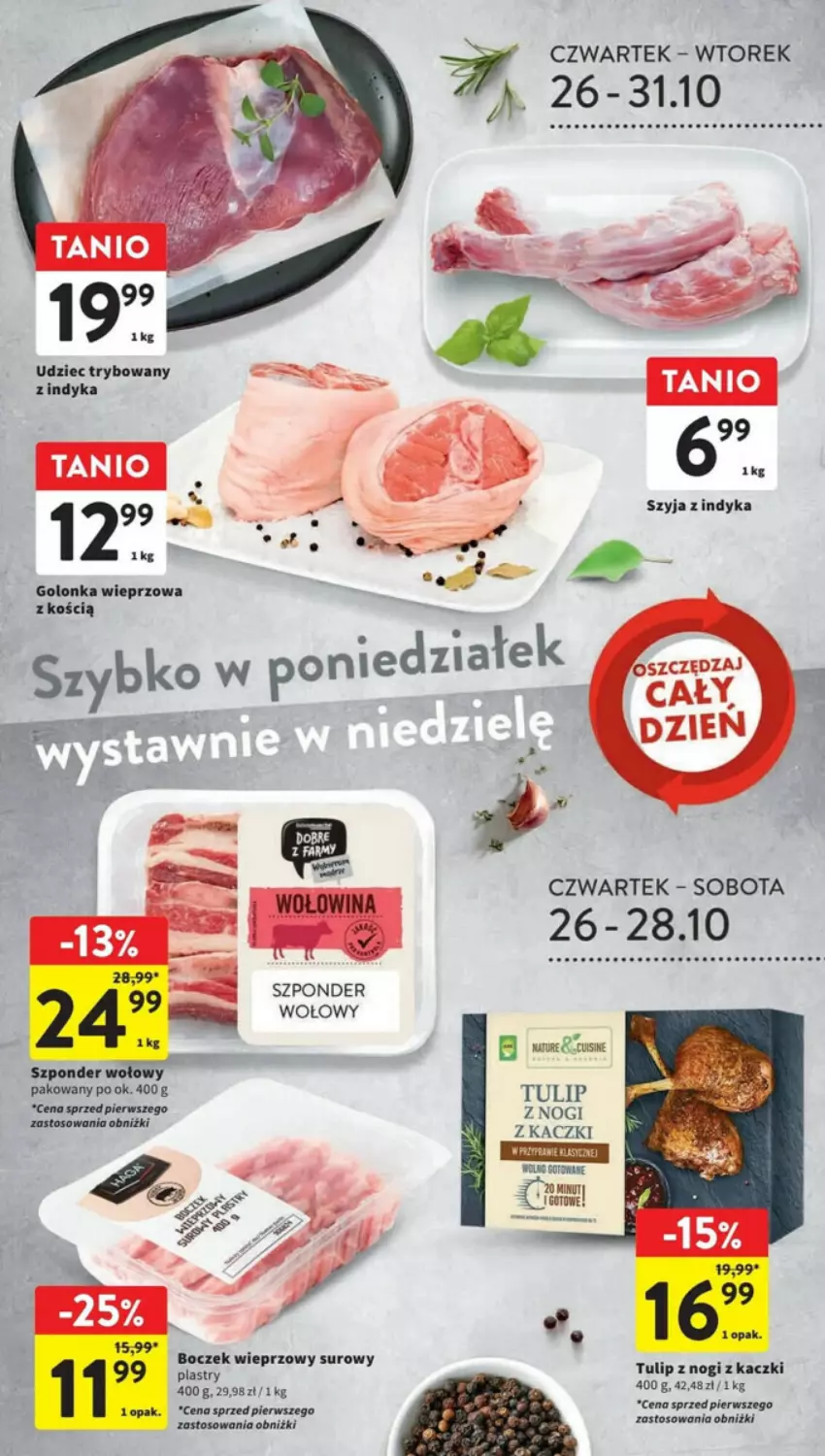 Gazetka promocyjna Intermarche - ważna 26.10 do 31.10.2023 - strona 16 - produkty: Boczek, Boczek wieprzowy, Fa, Golonka wieprzowa