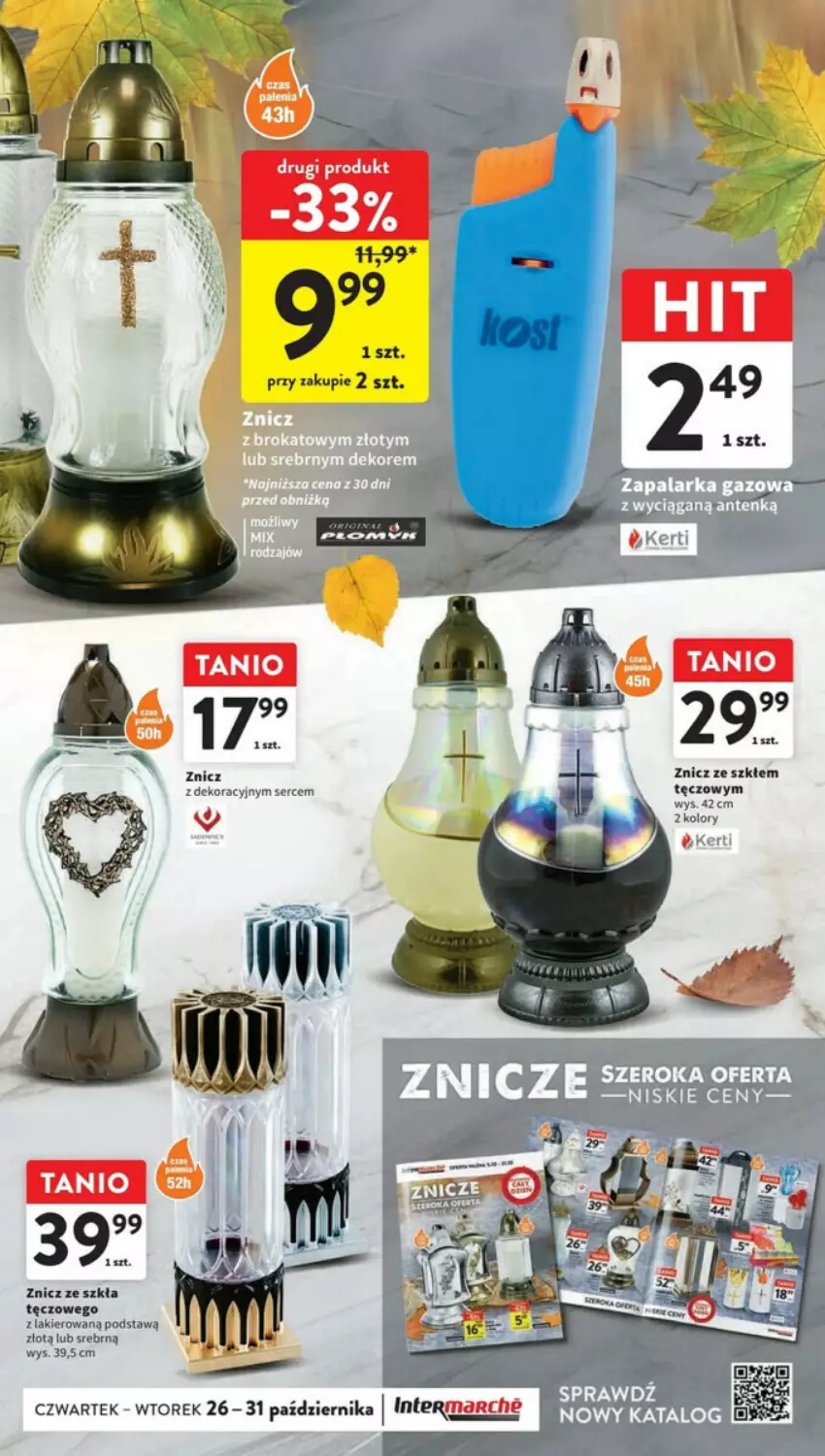 Gazetka promocyjna Intermarche - ważna 26.10 do 31.10.2023 - strona 23 - produkty: Lakier, Ser, Znicz