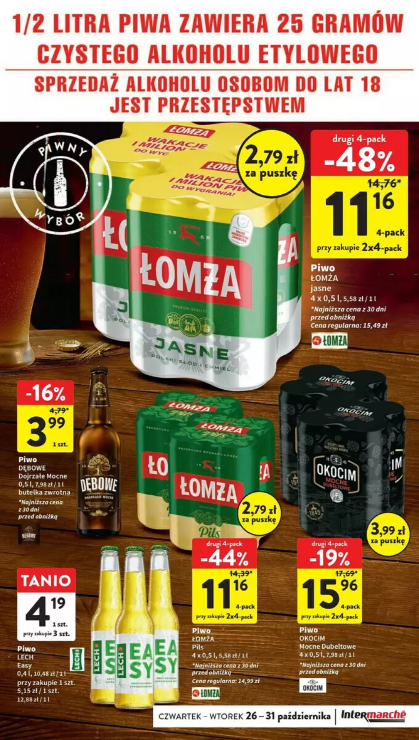 Gazetka promocyjna Intermarche - ważna 26.10 do 31.10.2023 - strona 25 - produkty: Gra, Koc, Mop, Okocim, Piwa, Piwo