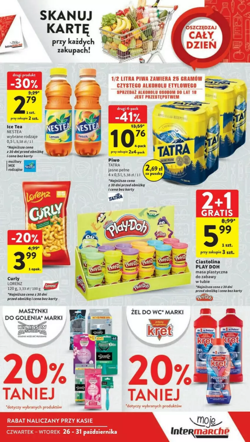 Gazetka promocyjna Intermarche - ważna 26.10 do 31.10.2023 - strona 7 - produkty: Ice tea, Nestea, Piwo, Tatra