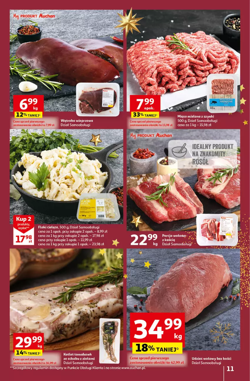 Gazetka promocyjna Auchan - Gazetka Magia Świąt Część 5 Hipermarket Auchan - ważna 14.12 do 23.12.2023 - strona 11 - produkty: Rosół