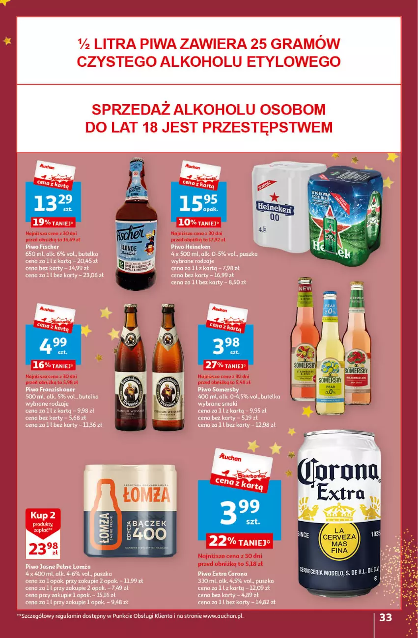 Gazetka promocyjna Auchan - Gazetka Magia Świąt Część 5 Hipermarket Auchan - ważna 14.12 do 23.12.2023 - strona 33