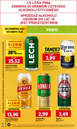 Gazetka promocyjna Lidl - GAZETKA - Gazetka - ważna od 16.03 do 16.03.2024 - strona 54 - produkty: Piwo, Perła, Corona Extra, Lech Premium