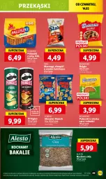 Gazetka promocyjna Lidl - GAZETKA - Gazetka - ważna od 16.03 do 16.03.2024 - strona 55 - produkty: Ketchup, Ser, Lajkonik, Koc, Beskidzki, Chia, O nas, Chrupki, Bajgle, Pringles, Lorenz, Beskidzkie paluszki