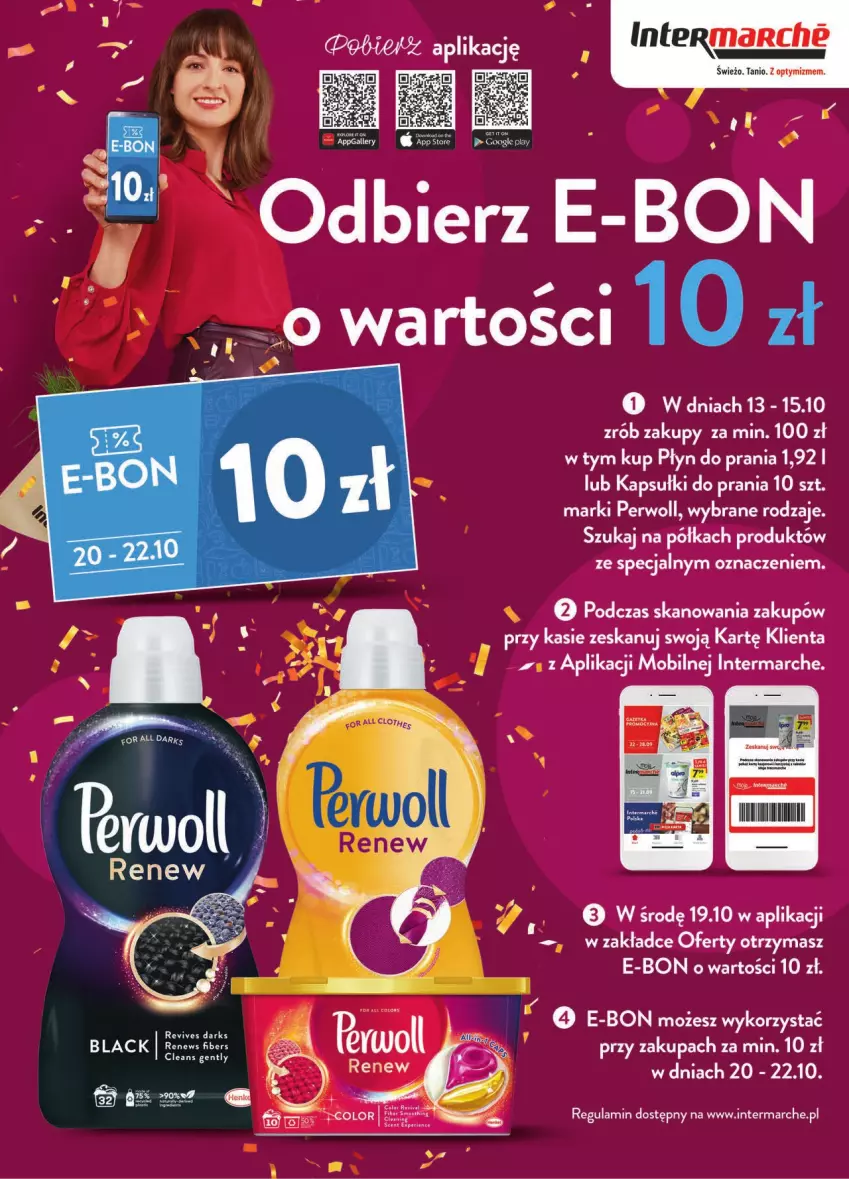 Gazetka promocyjna Intermarche - Gazetka Intermarche - ważna 13.10 do 19.10.2022 - strona 3 - produkty: Kapsułki do prania, Mobil, Perwoll, Płyn do prania, Półka