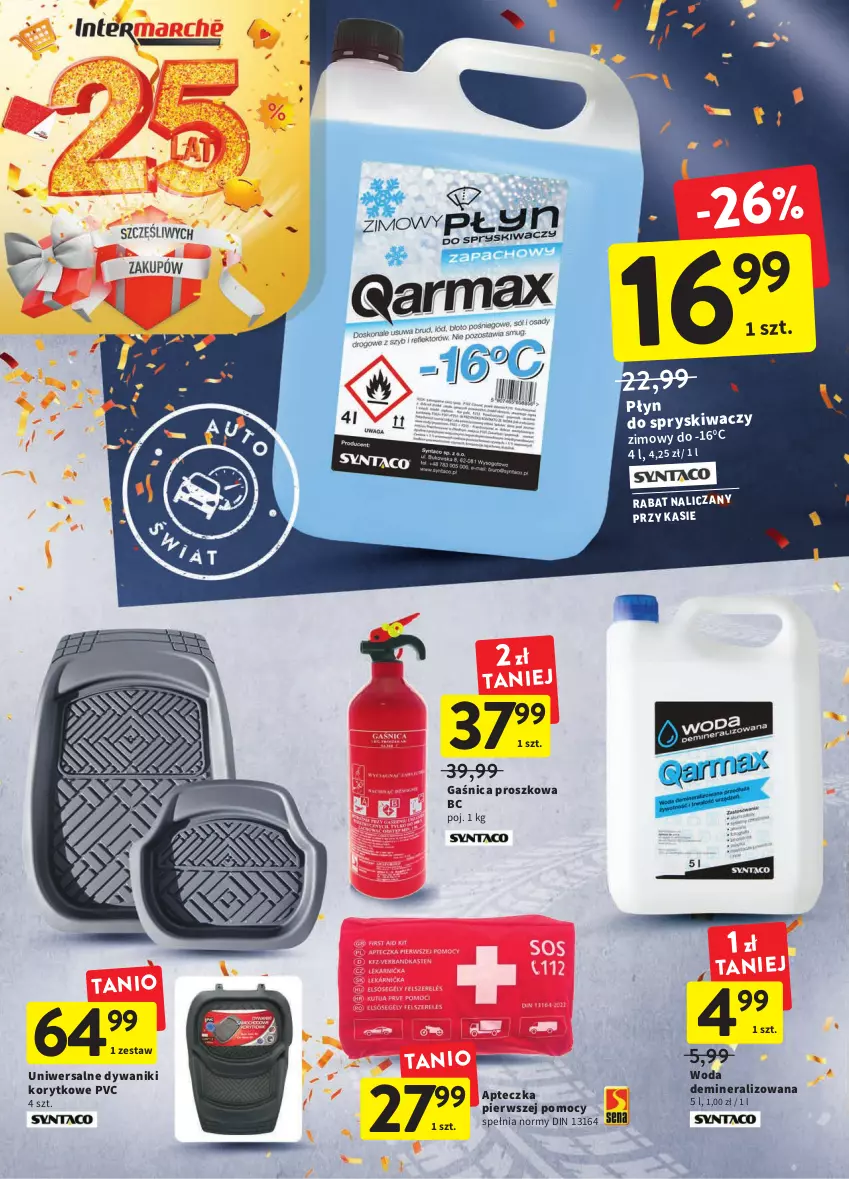 Gazetka promocyjna Intermarche - Gazetka Intermarche - ważna 13.10 do 19.10.2022 - strona 36 - produkty: Dywan, Dywanik, Gaśnica, Woda