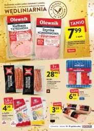 Gazetka promocyjna Intermarche - Gazetka Intermarche - Gazetka - ważna od 19.10 do 19.10.2022 - strona 21 - produkty: Ser, Salami, Parówki, Madej Wróbel, Pasztet, Kiełbaski pieprzowe, Szynka, Pieprz, Morliny, Frankfurterki, Kiełbasa, Olewnik