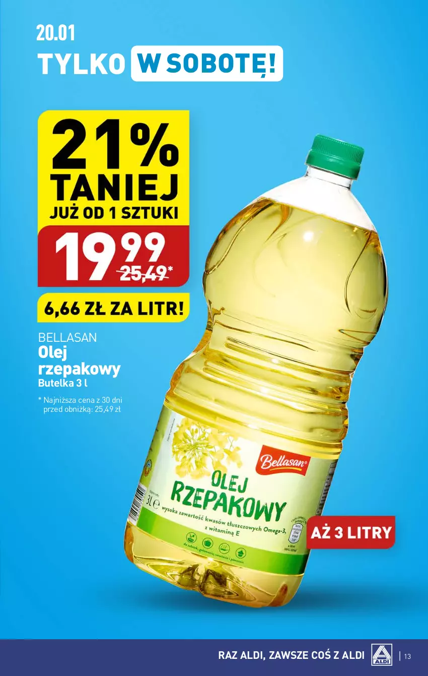 Gazetka promocyjna Aldi - Pełna oferta - ważna 15.01 do 20.01.2024 - strona 13 - produkty: Bell, Bella, Olej, Olej rzepakowy