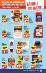 Gazetka promocyjna Aldi - Pełna oferta - Gazetka - ważna od 20.01 do 20.01.2024 - strona 9 - produkty: Sos, Ser, Pur, Mięso w galarecie, Salami, Parówki, Parówki z szynki, Golden Seafood, Szynka, Tarczyński, Kotlet, Gala, Kiełbasa, Mięso, Danie gotowe