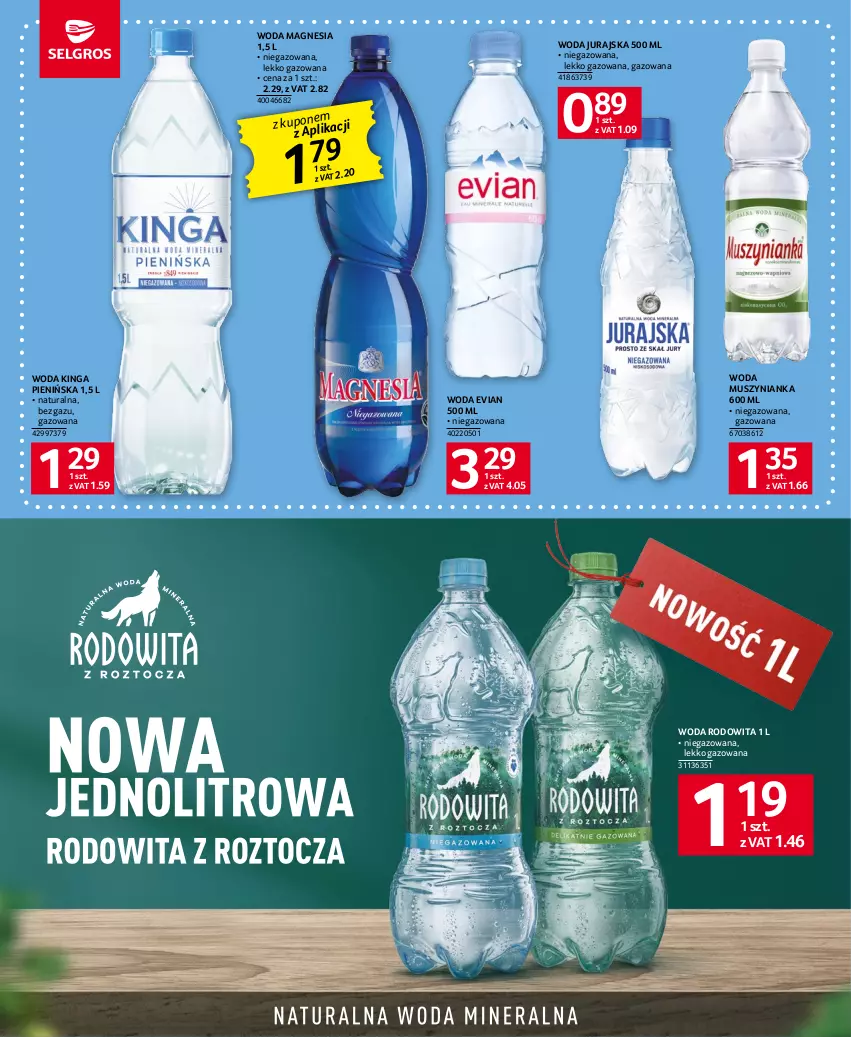 Gazetka promocyjna Selgros - Oferta spożywcza - ważna 18.05 do 31.05.2023 - strona 26 - produkty: Mus, Muszynianka, Woda