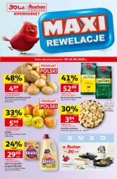 Gazetka promocyjna Auchan - Gazetka 30 Lat Hipermarket Auchan - Gazetka - ważna od 16.09 do 16.09.2026 - strona 1 - produkty: Kawa ziarnista, Kawa, Ziemniaki, Woolite, Jacobs, Jabłka, Fa