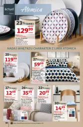 Gazetka promocyjna Auchan - Gazetka 30 Lat Hipermarket Auchan - Gazetka - ważna od 16.09 do 16.09.2026 - strona 38 - produkty: Ser, Por, Koc, Pościel, Wazon, Talerz, Atomic, Deser, Komplet pościeli, Siedzisko, Poduszka, Intel