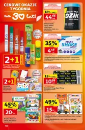 Gazetka promocyjna Auchan - Gazetka 30 Lat Hipermarket Auchan - Gazetka - ważna od 16.09 do 16.09.2026 - strona 40 - produkty: Ser, Gra, Klej, Kiwi, Książka, Znicz, Dzieci, Odżywka, Lanki, Suplement diety