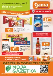 Gazetka promocyjna Gama - Gazetka Gama - Gazetka - ważna od 13.01 do 13.01.2026 - strona 12 - produkty: Piwa, Piwo, Piec, Ser, Gra, Prince Polo, Telefon, Wafelek, Kawa mielona, Kawa, Warka, 7 Days, Rogal, Prima