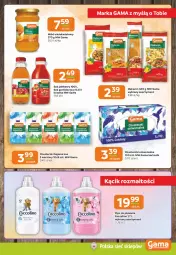 Gazetka promocyjna Gama - Gazetka Gama - Gazetka - ważna od 13.01 do 13.01.2026 - strona 9 - produkty: Makaron, Sok, Coccolino, Sok jabłkowy, Płyn do płukania, Tonik, Miód, Chusteczki, Sok pomidorowy