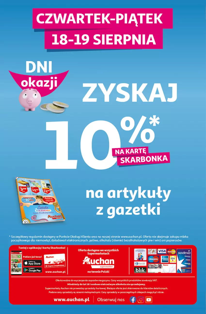 Gazetka promocyjna Auchan - Szkoła oszczędzania Temat przeAtrakcje cenowe Supermarkety - ważna 18.08 do 24.08.2022 - strona 12 - produkty: Ser