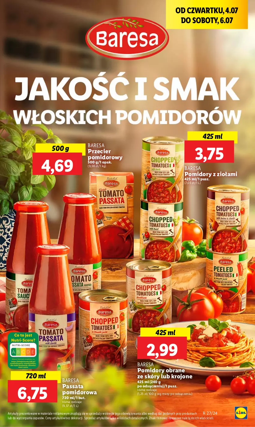 Gazetka promocyjna Lidl - GAZETKA - ważna 04.07 do 06.07.2024 - strona 33 - produkty: Pomidory