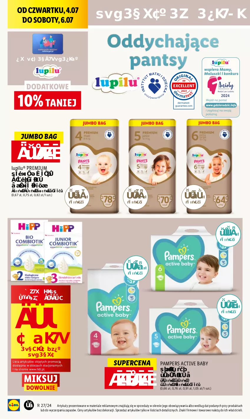 Gazetka promocyjna Lidl - GAZETKA - ważna 04.07 do 06.07.2024 - strona 36 - produkty: O Bag, Pampers