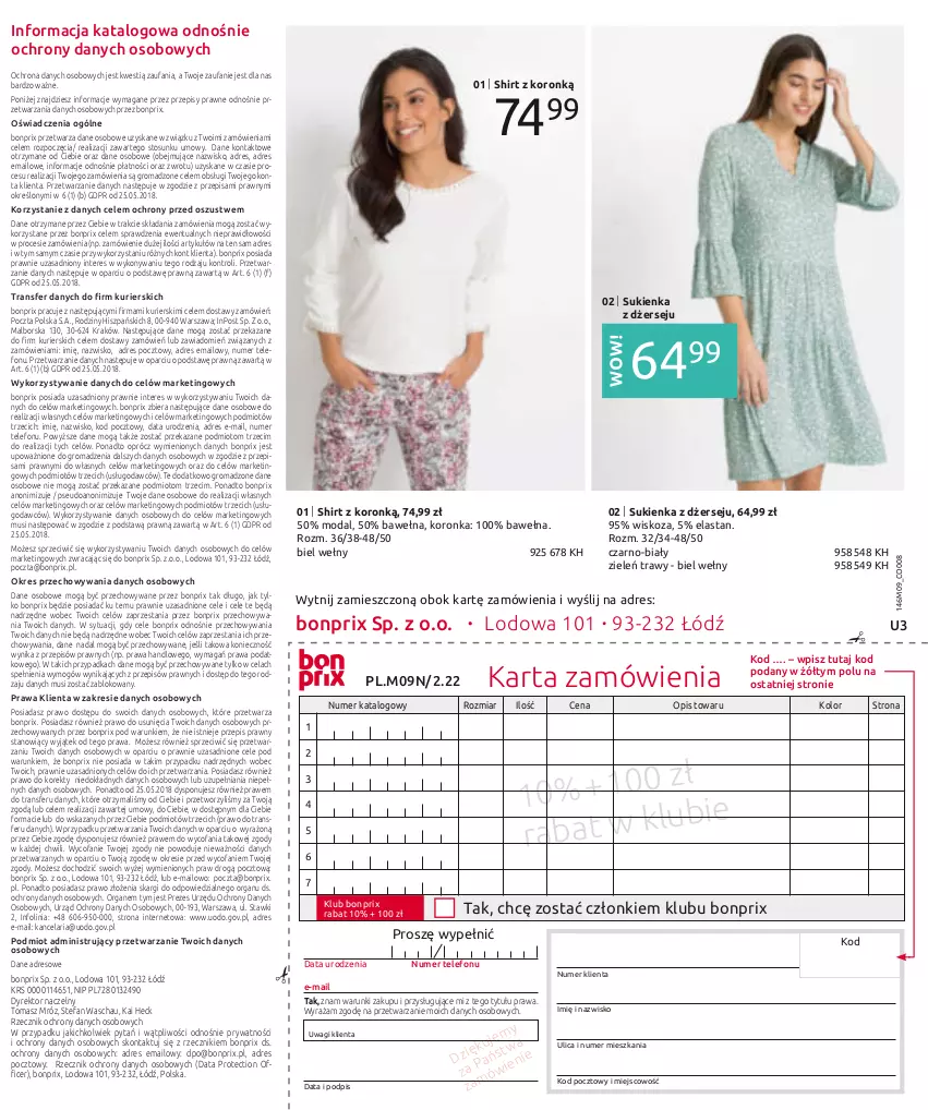 Gazetka promocyjna Bonprix - Jesienny look - ważna 16.09.2022 do 16.03.2023 - strona 99 - produkty: Dres, Fa, Kosz, Kurtka, Moda, Mus, Sukienka, Sweter, Telefon, Tran, Wagi, Wełna