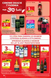 Gazetka promocyjna Auchan - Gazetka 30 Lat Hipermarket Auchan - Gazetka - ważna od 14.01 do 14.01.2026 - strona 36 - produkty: Książęce, Napój energetyczny, Coca-Cola, Napój