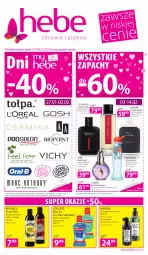 Gazetka promocyjna Hebe - Gazetka - Gazetka - ważna od 09.02 do 09.02.2022 - strona 1 - produkty: Woda perfumowana, Płyn do płukania jamy ustnej, Lanvin, Jaguar, Perfum, Str8, Lack, Revuele, Płyn do płukania, Woda toaletowa, Szampon, Moschino, Colgate, Woda, LG