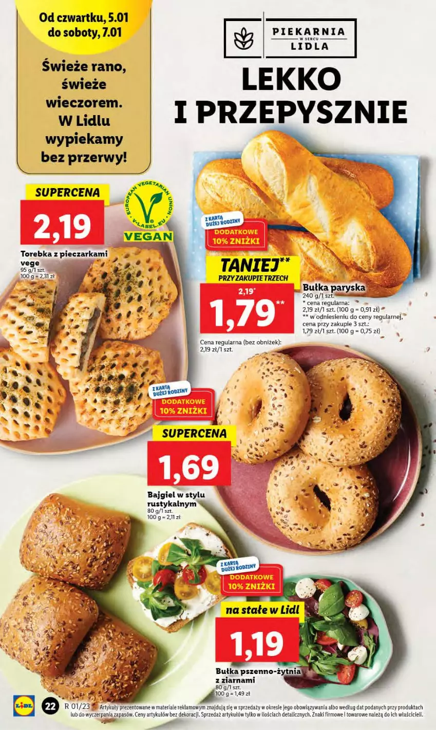 Gazetka promocyjna Lidl - GAZETKA - ważna 05.01 do 07.01.2023 - strona 24 - produkty: Bułka, Rust, Ser