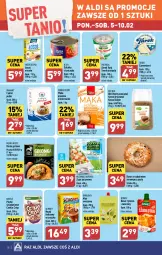 Gazetka promocyjna Aldi - Pełna oferta - Gazetka - ważna od 10.02 do 10.02.2024 - strona 18 - produkty: Sałatka, Sos, Ser, Ryż, Mus, Gry, Cukier puder, Cukier, Piątnica, Zupa, Kuchnia, Bulgur, Diamant, Sałat, Serek, Pesto, Camembert, Mąka, Puder, Tuńczyk, Danio, Deser, Twój Smak, Mąka pszenna, Donut, Kakao, Kasza, Napój, Kasza gryczana, Nestlé, Danie gotowe, LG