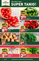 Gazetka promocyjna Aldi - Pełna oferta - Gazetka - ważna od 10.02 do 10.02.2024 - strona 4 - produkty: Papryka czerwona, Papryka, Ziemniaki, Fasola, Seler naciowy, Grunt, Pomidory, Jarmuż, Fa