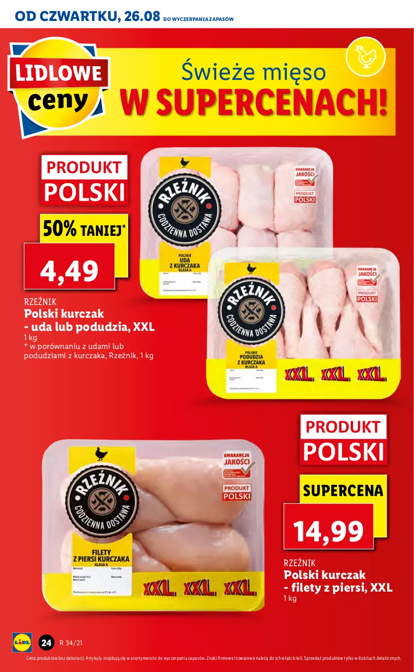 Gazetka promocyjna Lidl - GAZETKA - ważna 26.08 do 29.08.2021 - strona 24 - produkty: Kurczak, Mięso, Por