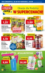 Gazetka promocyjna Lidl - GAZETKA - Gazetka - ważna od 29.08 do 29.08.2021 - strona 48 - produkty: Warzywa, Sos, Kuchnia, Szejker, Groch, Mango, Suplement diety