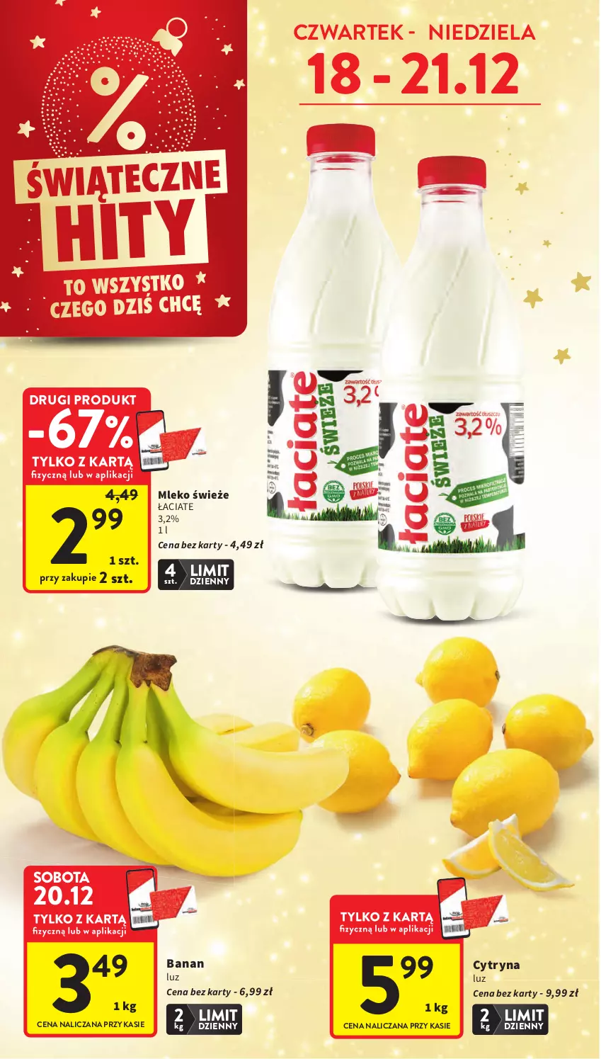 Gazetka promocyjna Intermarche - Gazetka Intermarche - ważna 18.12 do 23.12.2025 - strona 3 - produkty: Mleko