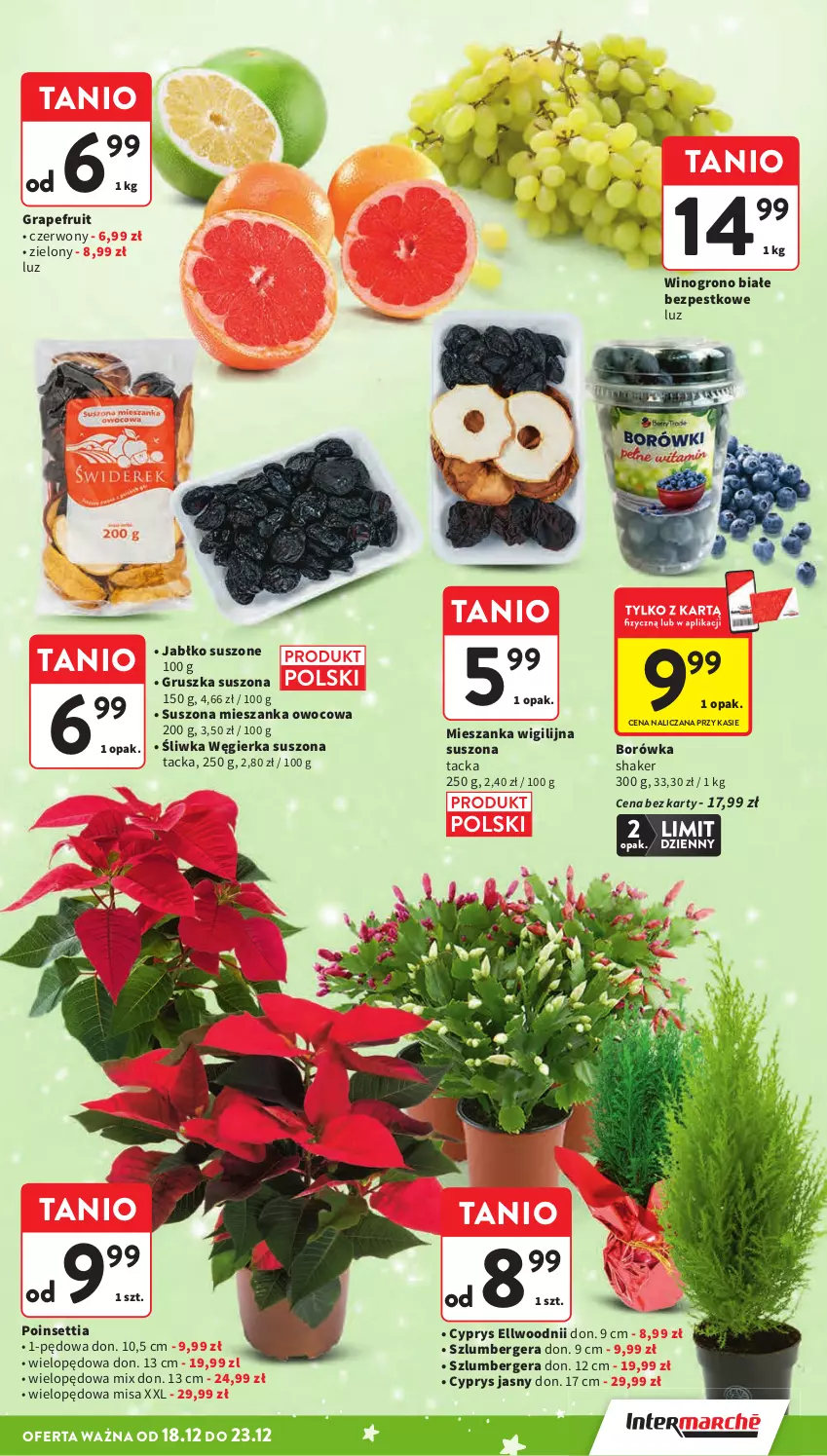 Gazetka promocyjna Intermarche - Gazetka Intermarche - ważna 18.12 do 23.12.2025 - strona 33 - produkty: Borówka, Gra, Szlumbergera, Wino
