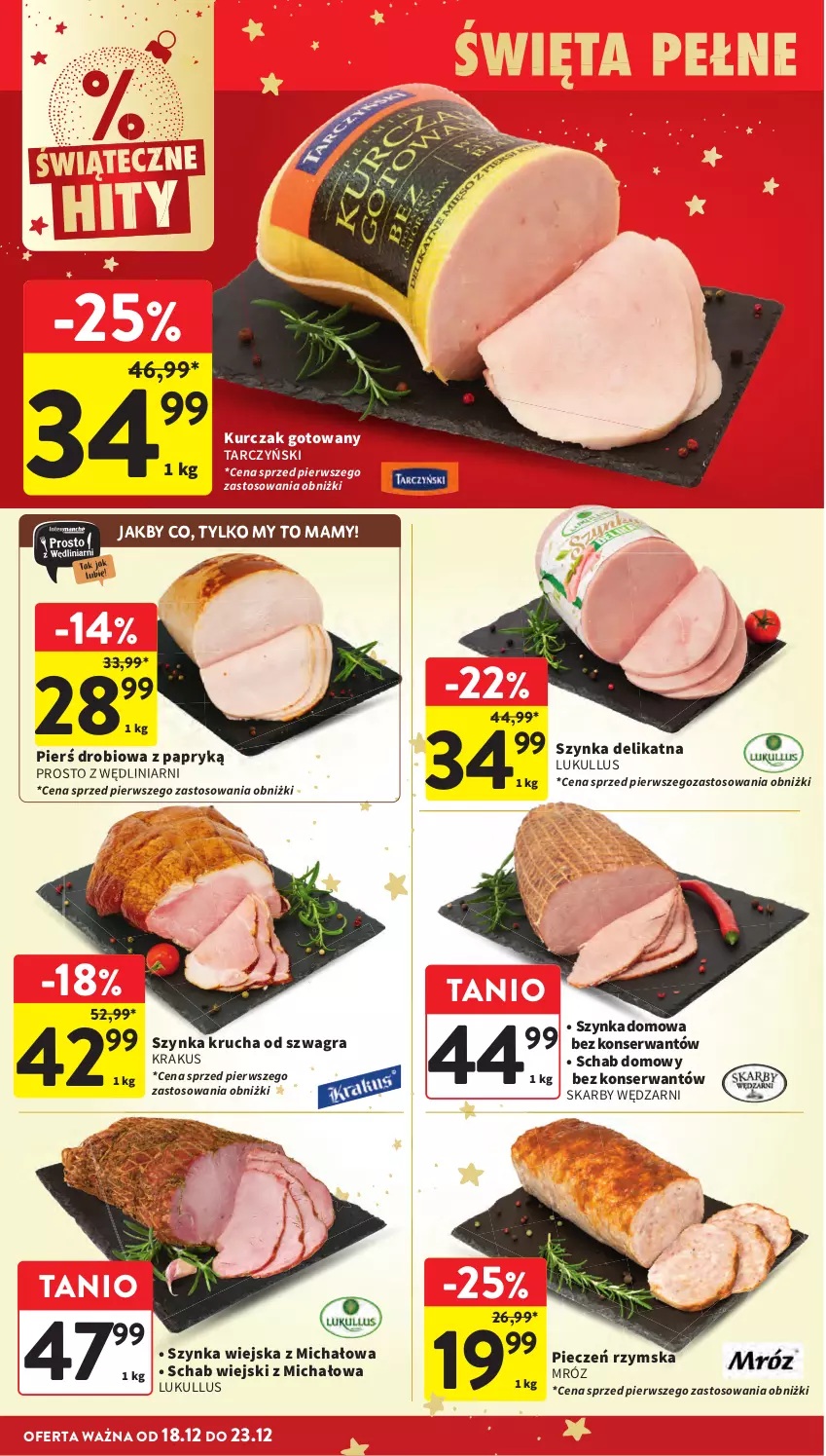 Gazetka promocyjna Intermarche - Gazetka Intermarche - ważna 18.12 do 23.12.2025 - strona 36 - produkty: Gra, Krakus, Ser, Tarczyński