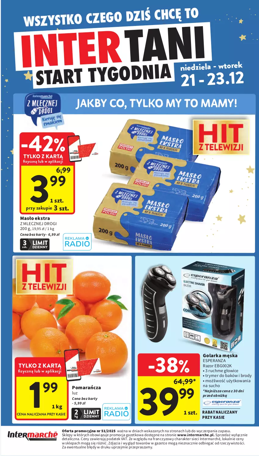 Gazetka promocyjna Intermarche - Gazetka Intermarche - ważna 18.12 do 23.12.2025 - strona 60 - produkty: Golarka, Masło