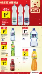 Gazetka promocyjna Intermarche - Gazetka Intermarche - Gazetka - ważna od 23.12 do 23.12.2025 - strona 49 - produkty: Dawtona, Nałęczowianka, Sok, Ice tea, Primavera, Lipton, Prima, Woda mineralna, Napój niegazowany, Woda, Napój, Hortex