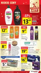 Gazetka promocyjna Intermarche - Gazetka Intermarche - Gazetka - ważna od 23.12 do 23.12.2025 - strona 53 - produkty: Fructis, Palmolive, Bell, Clin, Velvet, Joanna, Szampon, Lakier do włosów, Odżywka, Pianka do włosów, Elmex, Lakier, Fa