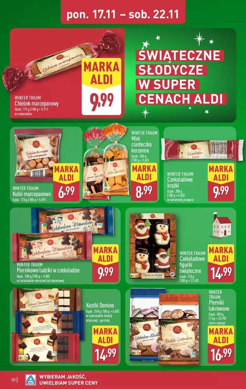 Gazetka promocyjna Aldi - Pełna oferta - ważna 17.11 do 22.11.2025 - strona 20 - produkty: Chleb, Deser, Piernik, Ser