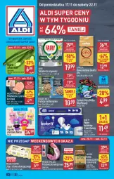 Gazetka promocyjna Aldi - Pełna oferta - Gazetka - ważna od 22.11 do 22.11.2025 - strona 1 - produkty: Kurczak, Pistacje, Kawa rozpuszczalna, Gra, Papier, Cukier, Polędwiczka wieprzowa, Jaja, Milky Way, Tablet, Mięsne specjały, Kawa mielona, Kawa, Bounty, Papier toaletowy, Mars, Fairy, Lavazza, Cukierki, Zmywarki, Jacobs, Tabletki do zmywarki, Fa