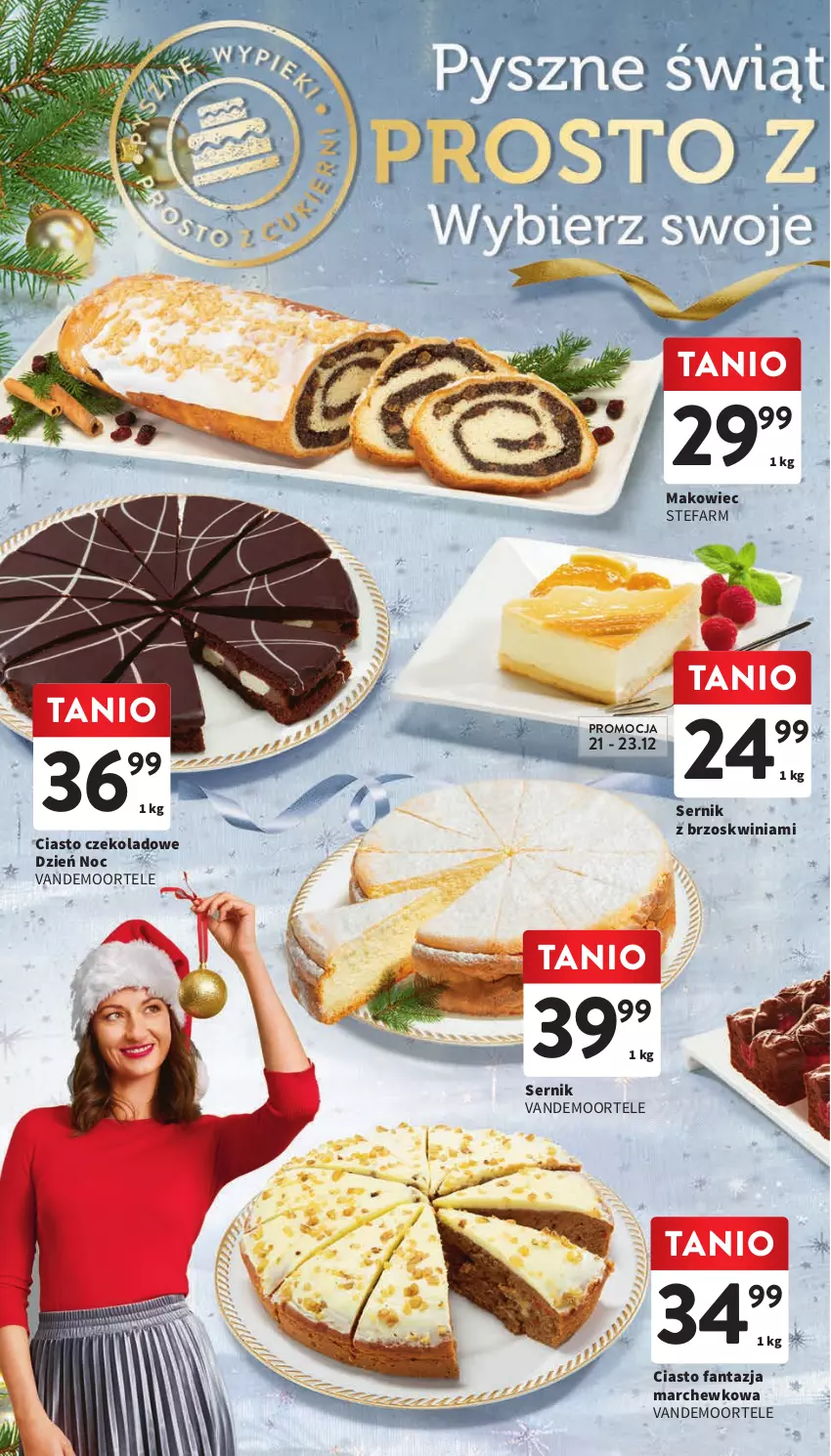 Gazetka promocyjna Intermarche - Gazetka Intermarche - ważna 19.12 do 23.12.2023 - strona 10 - produkty: Ciasto czekoladowe, Fa, Fanta, Makowiec, Ser