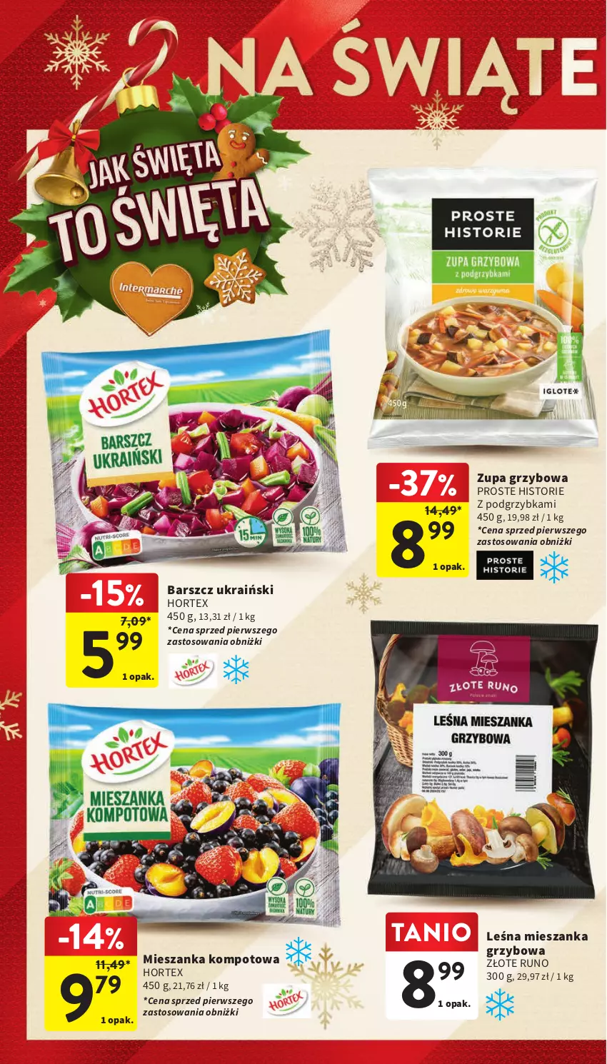 Gazetka promocyjna Intermarche - Gazetka Intermarche - ważna 19.12 do 23.12.2023 - strona 6 - produkty: Hortex, Mieszanka kompotowa, Zupa