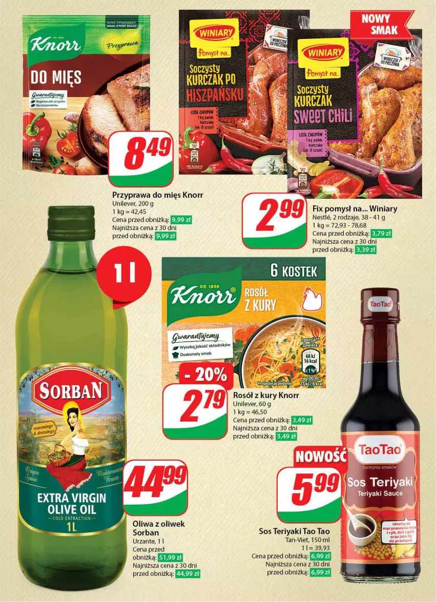 Gazetka promocyjna Dino - Gazetka 5 - ważna 30.01 do 06.02.2024 - strona 20 - produkty: Gin, Knorr, Kurczak, Rosół, Sok, Sos, Winiary