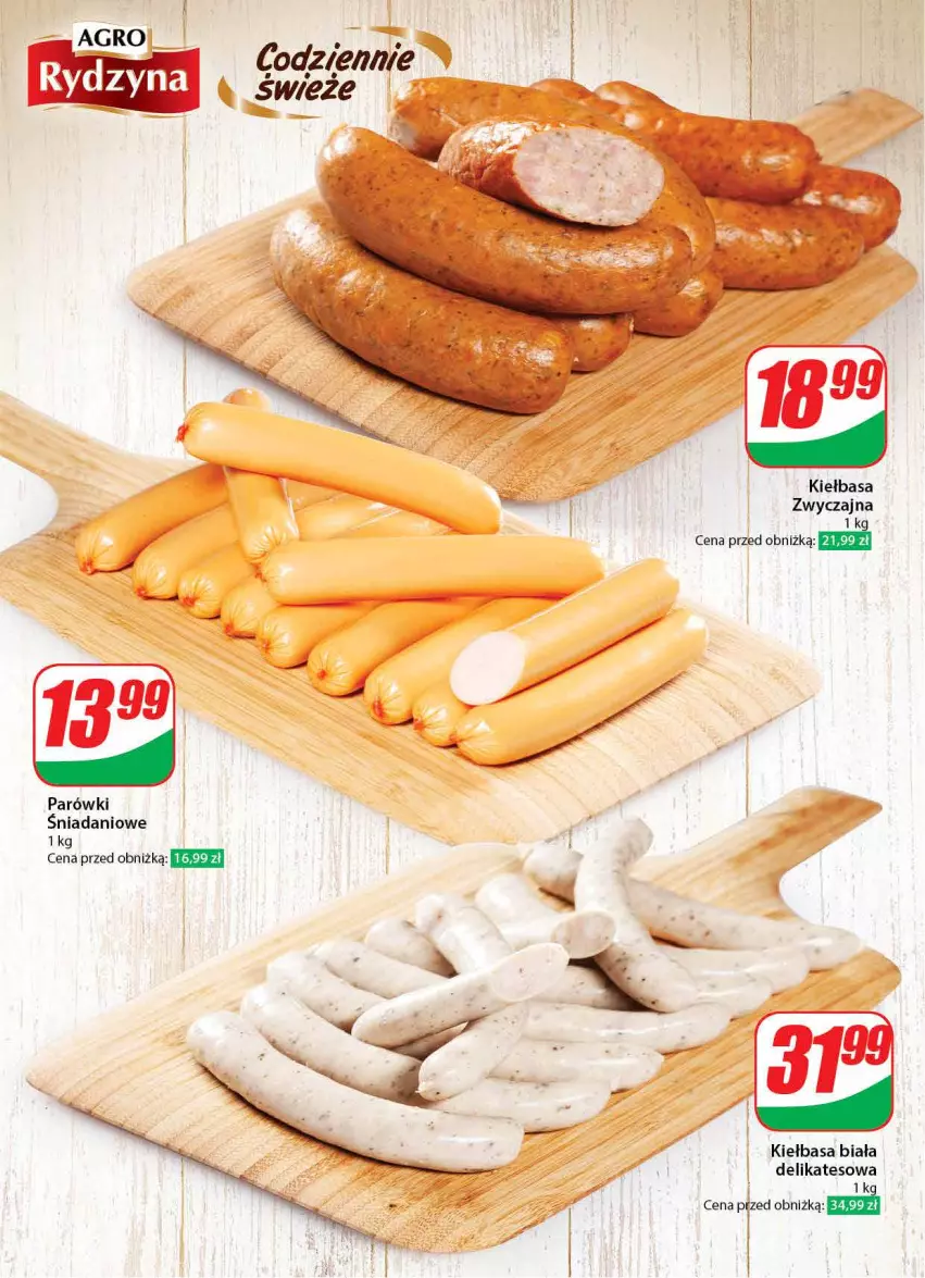 Gazetka promocyjna Dino - Gazetka 5 - ważna 30.01 do 06.02.2024 - strona 26 - produkty: Danio, Kiełbasa, Kiełbasa biała, Parówki