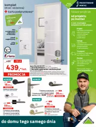 Gazetka promocyjna Leroy Merlin - Jesteśmy otwarci na Wasze potrzeby - Gazetka - ważna od 06.05 do 06.05.2021 - strona 25 - produkty: Klamka, Ser, Por, Telefon, Tran, Dres, Malibu, Klamka drzwiowa, Sport, Tytan, Drzwi, Mięta, LG, Fa