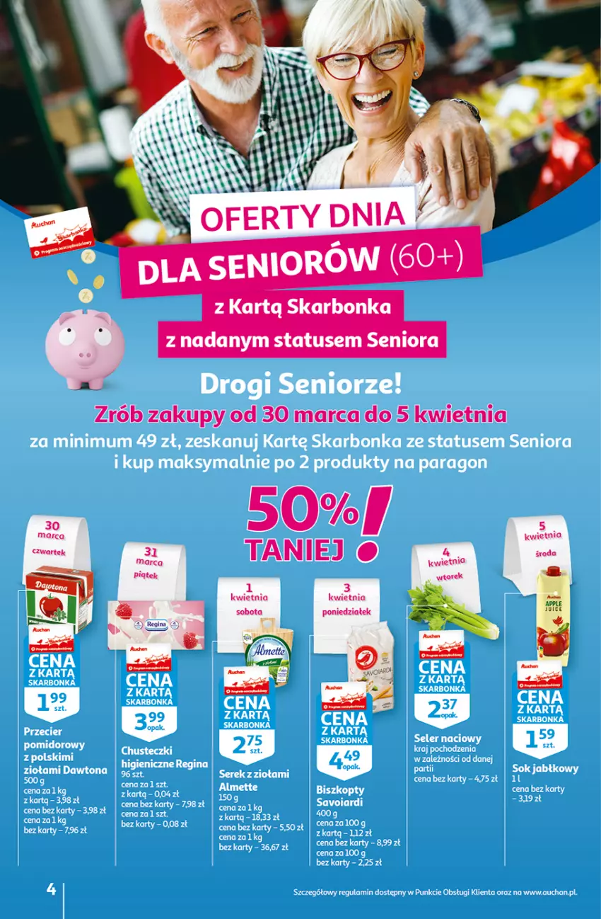 Gazetka promocyjna Auchan - Gazetka Wielkanoc na Twoim stole Hipermarket Auchan - ważna 30.03 do 08.04.2023 - strona 4