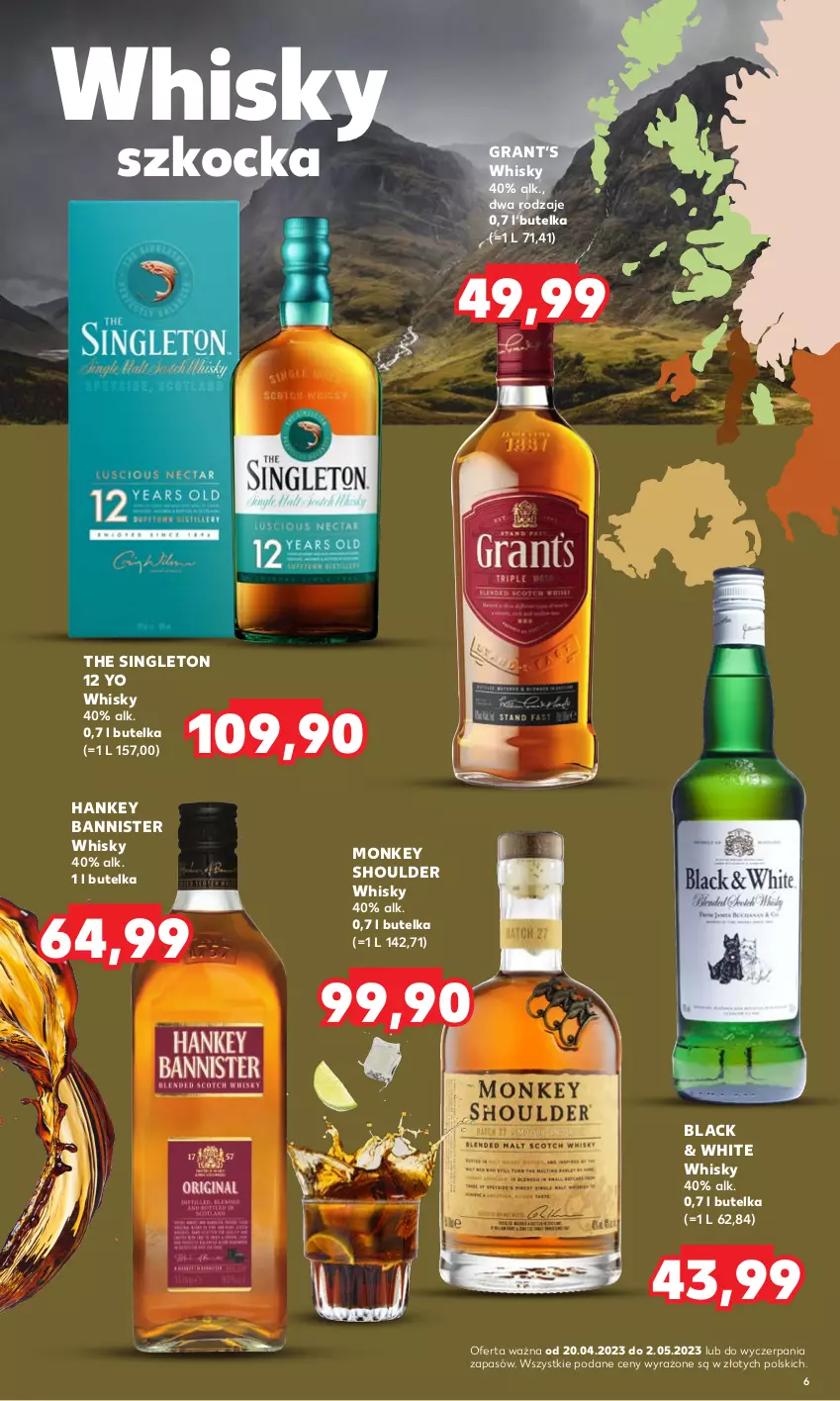 Gazetka promocyjna Kaufland - Barek Kauflandu - ważna 20.04 do 02.05.2023 - strona 6 - produkty: Gra, Koc, Lack, Whisky