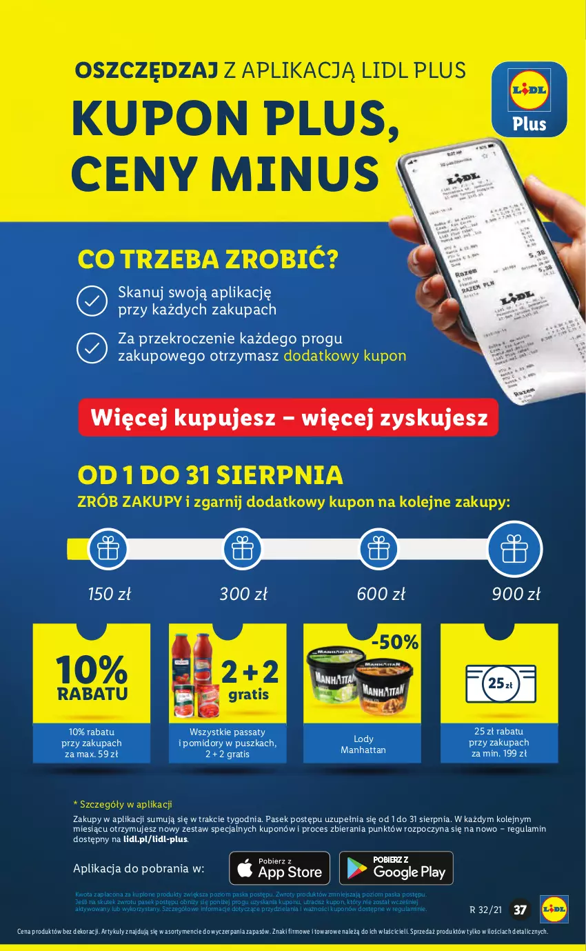 Gazetka promocyjna Lidl - GAZETKA - ważna 12.08 do 14.08.2021 - strona 37 - produkty: Gra, Lody, Olej, Pasek, Pomidory