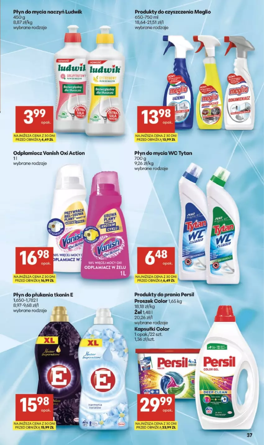 Gazetka promocyjna Delikatesy Centrum - Franczyza DC32 Czwartek - ważna 06.08 do 12.08.2026 - strona 37 - produkty: Do mycia naczyń, Ludwik, Odplamiacz, Persil, Płyn do mycia, Płyn do mycia naczyń, Płyn do płukania, Tytan, Vanish