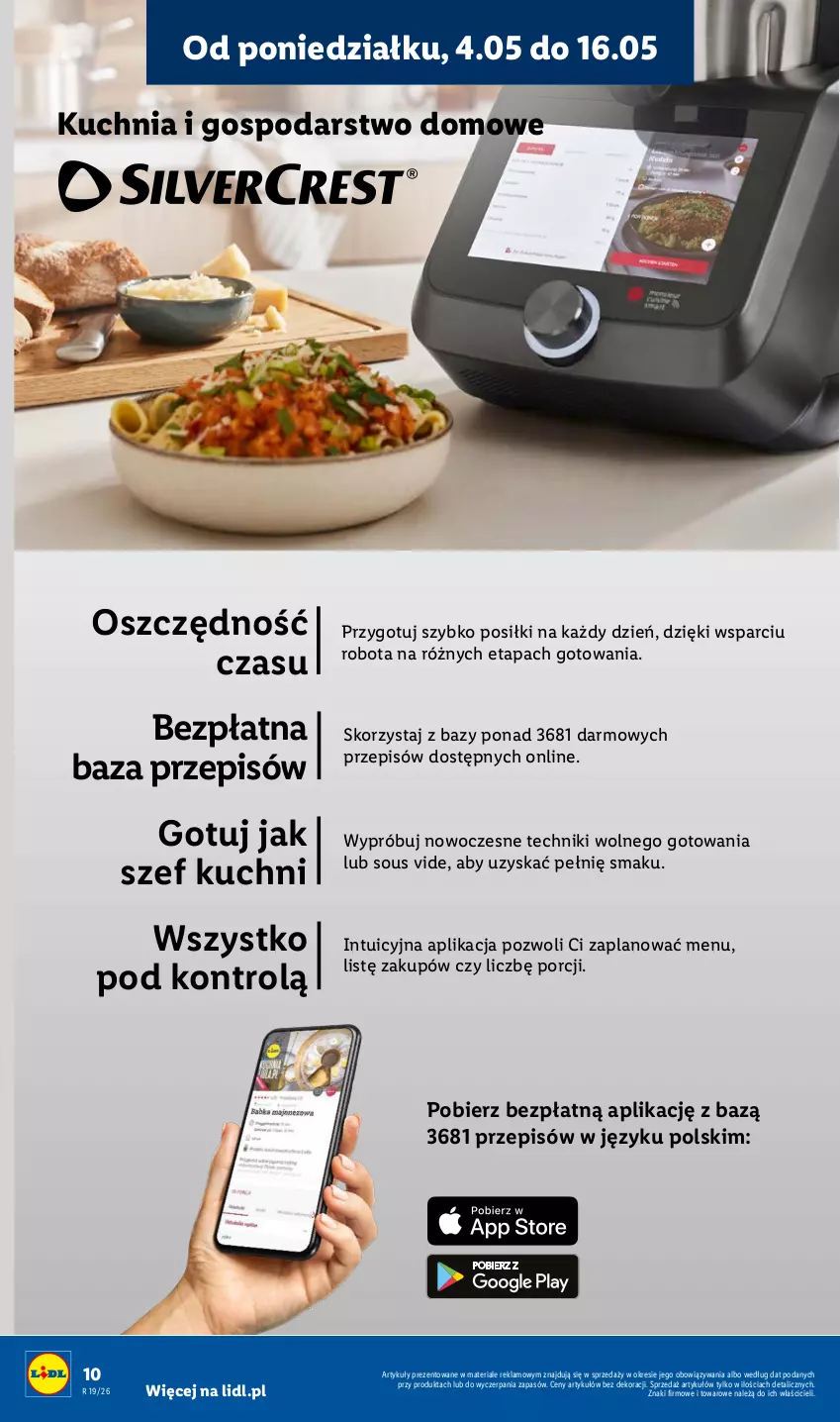 Gazetka promocyjna Lidl - Katalog ważny od 4.05 - ważna 04.05 do 09.05.2026 - strona 10 - produkty: Kuchnia, Por, Robot