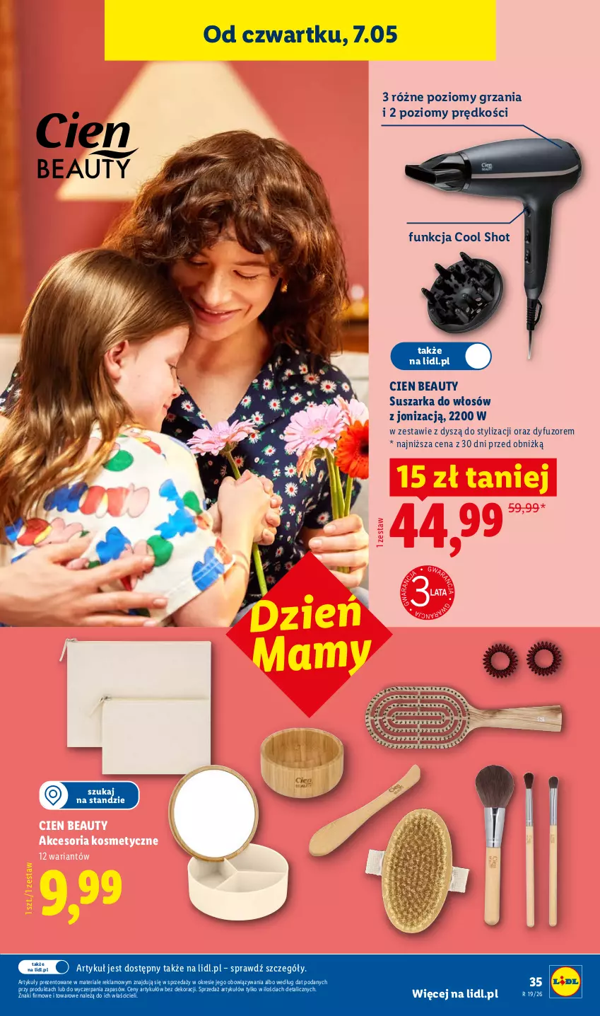 Gazetka promocyjna Lidl - Katalog ważny od 4.05 - ważna 04.05 do 09.05.2026 - strona 35 - produkty: Suszarka