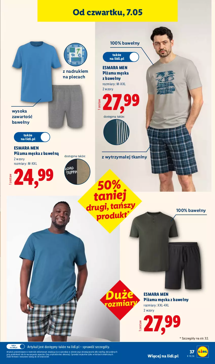 Gazetka promocyjna Lidl - Katalog ważny od 4.05 - ważna 04.05 do 09.05.2026 - strona 37 - produkty: Piżama, Sok